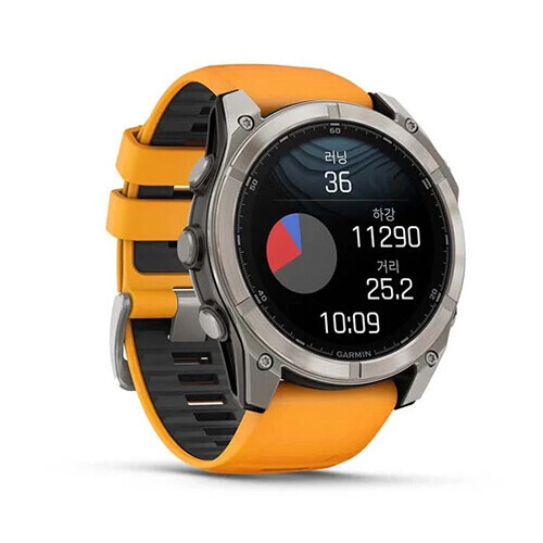 물이좋다,[가민/GARMIN] Fenix 8 51mm AMOLED (Spark Orange) 피닉스8 아몰레드 스파크 오렌지